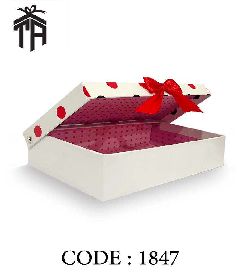 هارد باکس مستطیلی تک سایز لولایی کد 1847